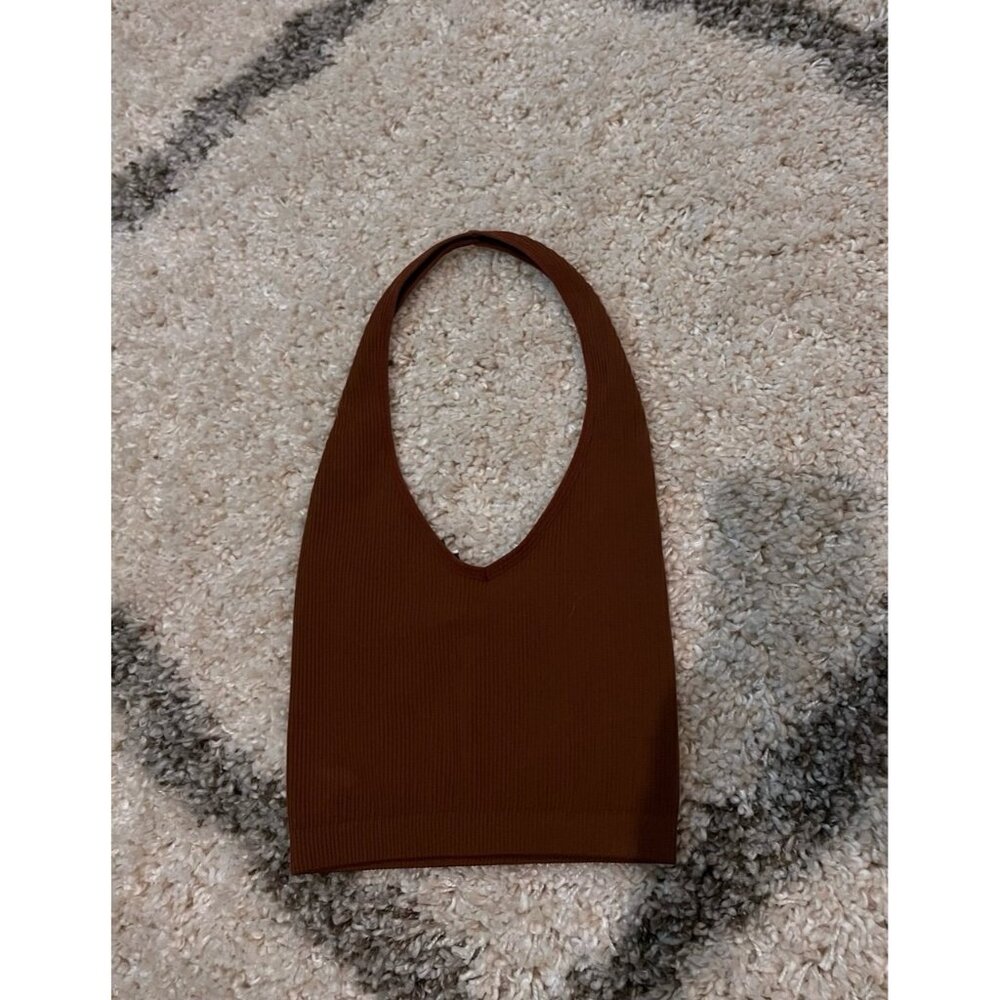 Aritzia Sundeh Ribbed Halter Tank NWT